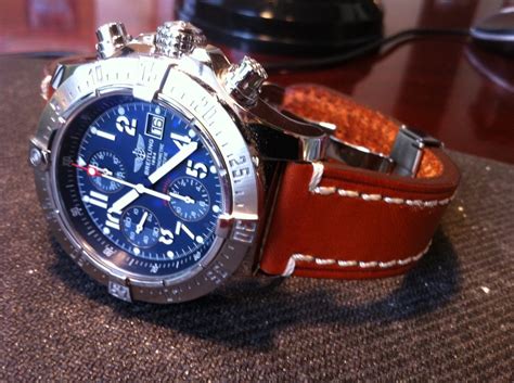 breitling military strap review|aftermarket breitling straps.